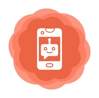 Sohbet simgesi vektör illüstrasyonu