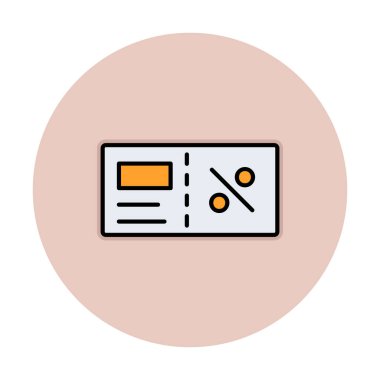 Faturacı Kara Cuma ikon vektör illüstrasyonu  