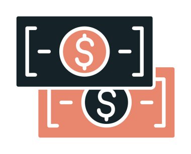 para düz simgesi, vektör illüstrasyonu