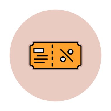 Hediye çeki web simgesi, vektör illüstrasyonu 