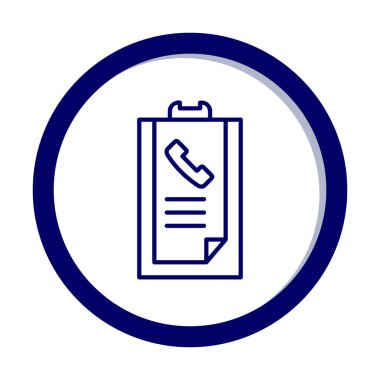 Basit Arama Listesi Geçmişi simgesi, vektör illüstrasyonu