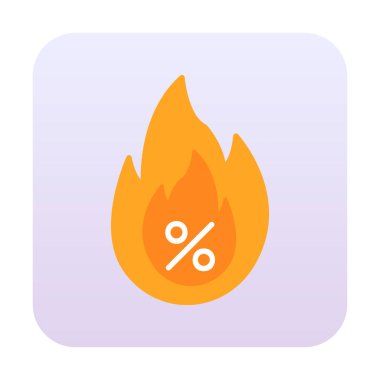Hot Sale ikon vektör illüstrasyon tasarımı ile yangın