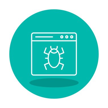 Yasak web sitesi vektör simgesi 