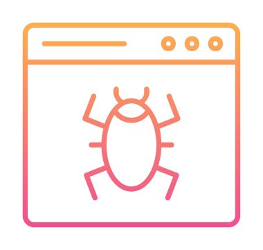 Yasak web sitesi vektör simgesi 