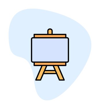 Resim yapmak. Web simgesi basit illüstrasyon