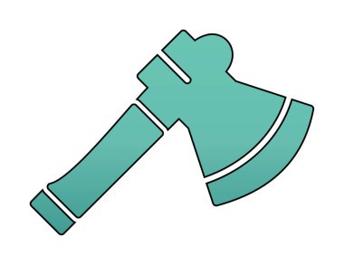 Balta. Web simgesi basit illüstrasyon