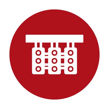 Trafik ışıkları web simgesi, vektör çizim 