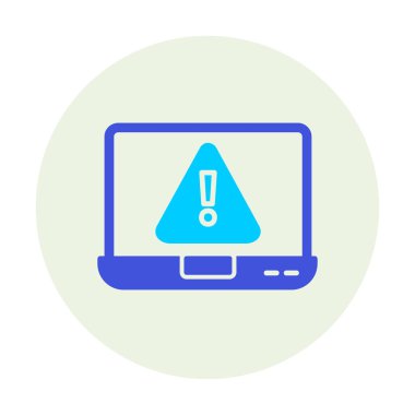 Hata vektör çizimi, Konsept ve grafik tasarım için Adware vektör çizgisi simgesi. 