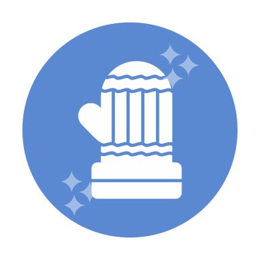 mitten simge vektör çizim