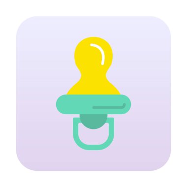 Bebek emziği çizgisi simgesi. doğrusal biçim işareti web tasarımı.