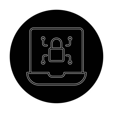 Dolar para birimi ve anahtar simgesi, Fidye yazılımı konsepti, vektör illüstrasyonu  