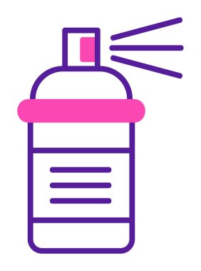 Boya spreyi simgesi, vektör illüstrasyonu 