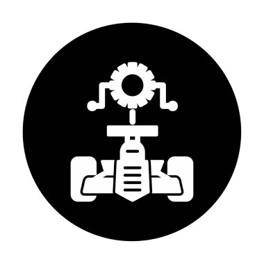 Araba Ayarlama simgesinin vektör illüstrasyonu 