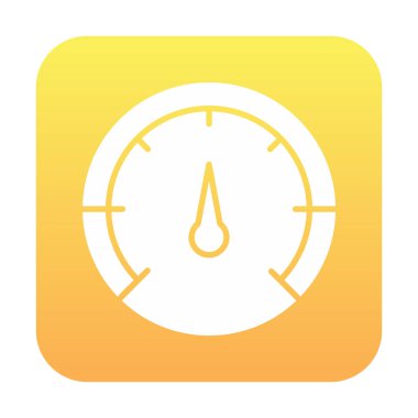 Hız göstergesi. Web simgesi basit tasarım 