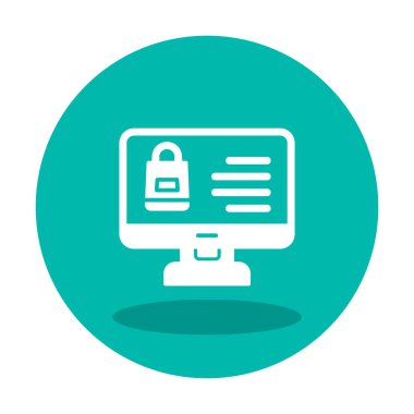 ekran simgesi, vektör illüstrasyonunu izle