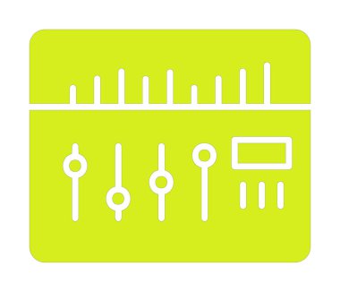 Modern Ses Karıştırıcı simgesinin vektör çizimi              