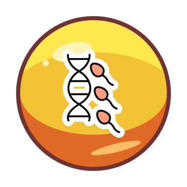 Üreme sisteminin vektör çizgisi çizimi