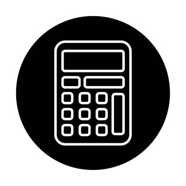 hesap makinesi web simge vektör çizim