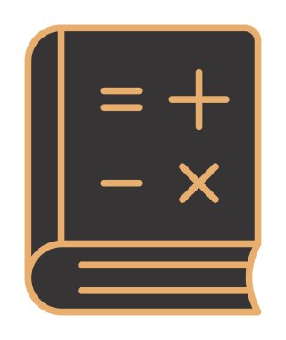 Matematik Kitabı vektör çizimi, simge ögesi arkaplanı          