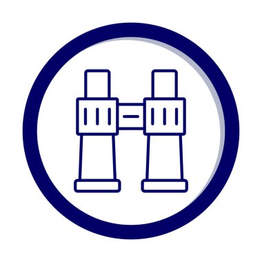 binoküler ikon vektör çizimi