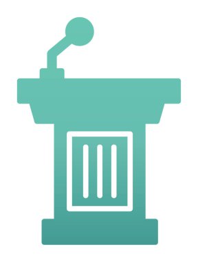 vector illustration of podium icon 