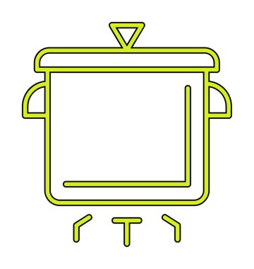 Pişirme vektörü düz simge. Pişirme Otu                   