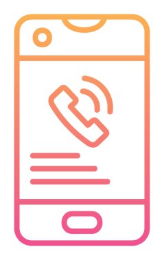 Telefon var. simge vektör illüstrasyon tasarımı