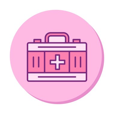 İlk yardım kiti vektör illüstrasyonu