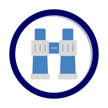 binoküler ikon vektör çizimi