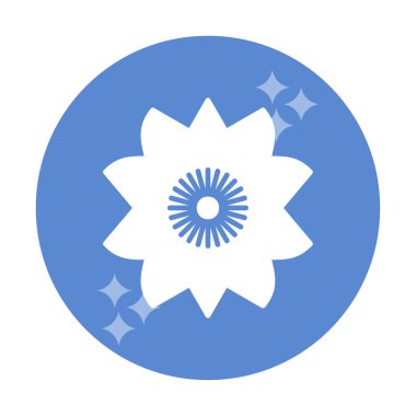 Sakura çiçek simgesi, vektör illüstrasyonu 