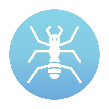 Böcek ikonu. vektör illüstrasyonu