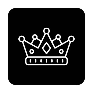 taç vektör illüstrasyon tasarımı.
