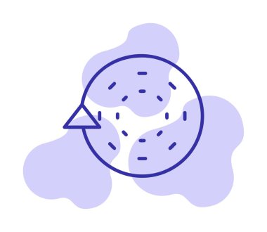 Mikroorganizmaların yapısı. Bakteri ya da mikrop. Mikrobiyoloji. Bilim ve eğitim. Düz renk biçimi