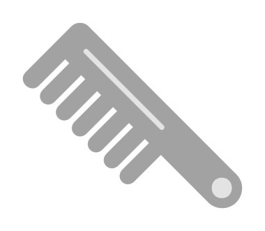 saç tarak ikonu vektör illüstrasyonu 