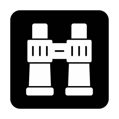 binoküler ikon vektör çizimi