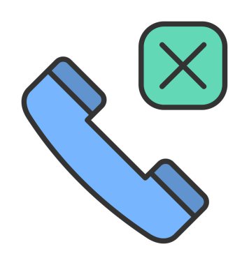  Arama telefonu resimleme Reddedilmiş simgesi