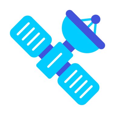 Uydu vektör çizimi, simge ögesi biçimi                     