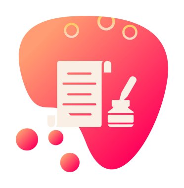 kalem, simge vektörü ile belge