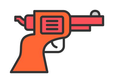 silah simgesi vektör illüstrasyonu