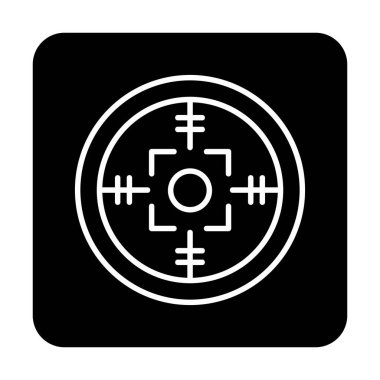 Kapsam renkli vektör simgesi