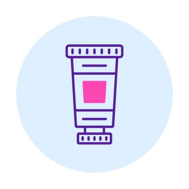 Modern Yağlı Boya simgesinin vektör çizimi                      