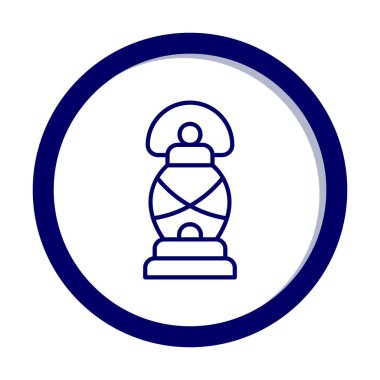 Basit düz El Feneri vektör çizimi 