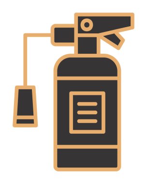 Yangın söndürme simgesinin vektör çizimi                            