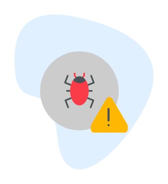 CD virüs ikon vektör illüstrasyonu