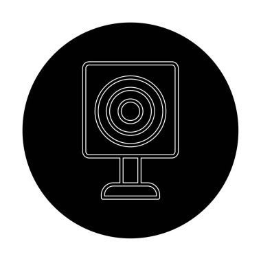 Askeri Hedef ikonu vektör çizimi