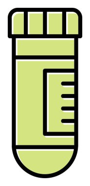 Test Tube modern icon vector illustration