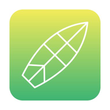 sörf tahtası vektör illüstrasyonu modern simge