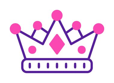 taç vektör illüstrasyon tasarımı.