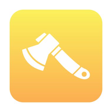 Balta. Web simgesi basit illüstrasyon