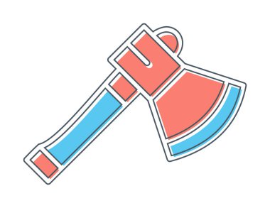 Balta. Web simgesi basit illüstrasyon